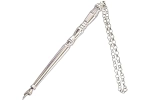super stam Torah/Book Pointer Yad Hand Pointer Silver Finish Great bar bat Mitzvah Gift 13cm with a 20cm Bead Charm in Gift Box(L)