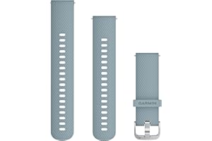 ‎GARMIN Garmin Schnellwechsel-Armband 20mm, passend für Venu, Venu 2Plus, Venu SQ/ SQ2, vivoactive 3/5, vivomove- Serie, Forerunner 55/245/ 645, Approach S40/ S42/ S12, D2 Air