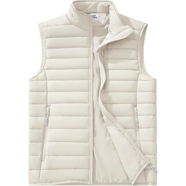 Running Vest Women Durtebeua Puffer Vest Casual Stand Collar