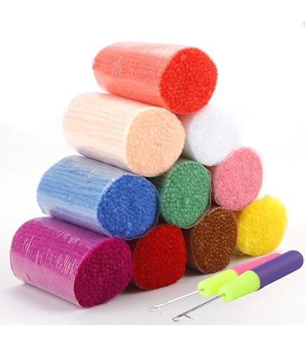 Printed Canvas Latch Hook Rug Kit - Thèbes 50cm x 100cm