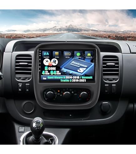 VECHTEL 8 KERN 6G 128G Autoradio Android 15 für Opel Vivaro B/Renault