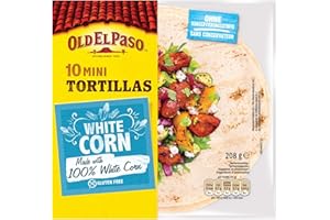 ‎OLD EL PASO Old El Paso Street Market Tortillas - Mexikanische Wraps aus weißem Mais - Glutenfrei - 1 x 208 g