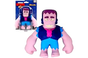 Bizak Monsterflex Brawl Stars samlarfigur Frank supertöjbar och elastisk docka, 13 cm, 10 samlare, för vuxna fans samlare och