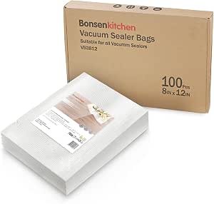 Sacs Sous Vide Alimentaires 100 Pièces - 3 Tailles (15x25cm, 20x30cm, 28x40cm) - Sans BPA, Pour Conservation Et Cuisson