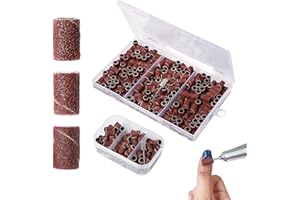 TenaLucy Cilindri Abrasivi,285 Pezzi Cilindri Levigatura Manicotti Abrasivi Levigatura A Tamburo Cilindro Abrasivo 80 120 180 Grana,con 2 Pezzi Scatola Libera 2 Pezzi Rullo Abrasivo