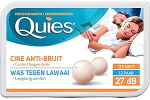 Quies 24 Boules de Protection Auditive à la Cire Naturelle by QuiesÂ