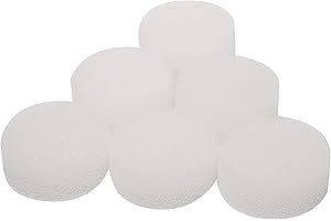 LTWHOME Compatible Mousse de Filtre Convient pour Eheim 2618060 Cartridges Aquaball 45/2206, Biopower 160/200 / 240(Paquet de 6)