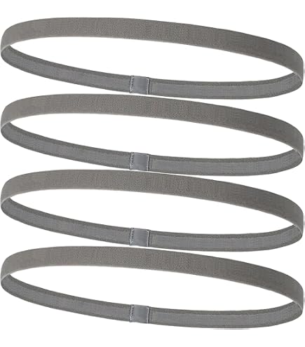 Fasce Per Capelli Uomo In Metallo Ondulato 2 Pezzi - Cerchietti Elastici Unisex Nero, Antiscivolo Per Sport, Corsa E Uso Quotidiano, Regolabili