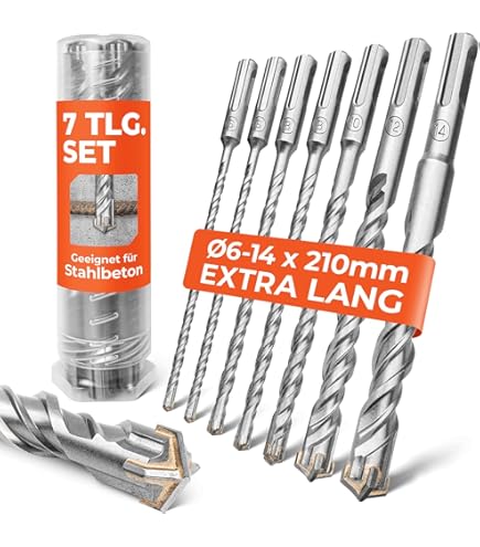 Trapano SDS-Plus Per Cemento - Punta 25x300 Mm, Per Muratura E Pietra - Foto 6