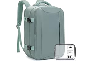 Xkdoai for Ryanair Cabin Bags 40x20x25, Travel Backpack with TSA Approved Clear Bag, Travel Bag Underseat Carry-ons Hand Luggage Bag for Travelling Casual Daypack for Ryan Air Plane