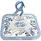 Crawl'in Plastic Cloth Drying Stand Hanger With 24 Clips/pegs | Portable Hanging Rack for Lingerie, Hosiery, Swimsuits, Baby Cloths (Rectangle, Blue)