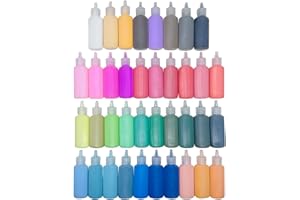 Yayatty 2.93 lb Art Sand Kit, 38 Color Bottles, Arts and Crafts Kit for Painting, DIY Drawing, Decor and Collection