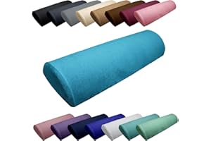 Vivezen - Drap Housse de Protection en éponge pour Coussin Demi-Rond 66 cm x 22 cm x 12 cm de Table de Massage - Plusieurs Coloris