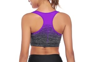 Sykooria Sujetador Deportivo Mujer Sujetador Inalámbrico con Almohadillas Extraíbles para Yoga, Fitness, Corriendo