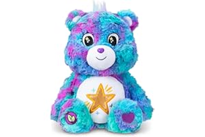 Care Bears Medium Plush Good Wishes Bear Collector Edition - Esclusiva Amazon, Peluche Morbido e Coccoloso, Perfetto per Collezionisti e Bambini, Peluche Ultra Morbido da 35 cm