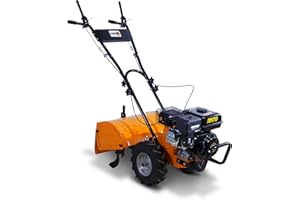 Feider Rotofraise Thermique 212 cm³, Moteur 4 Temps OHV, 48 cm de Largeur, 2 Vitesses, Démarrage Manuel, Réservoir 3,6L, FRTF220-1