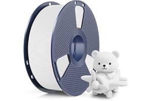 SUNLU High Speed Matte PLA Filament, 600mm/s Snelheid Gecombineerd met Duurzaamheid, Glad mat PLA filament voor 3D Printers, 1KG Spoel, Matte PLA Wit