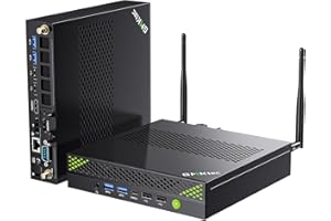 ‎GMKTEC GMKtec K10-32+1T-Black-DE Mini PC Workstation, Intel Core i9 13900HK(14C/20T) bis zu 5.4GHz, Mini Computer 32GB DDR5 RAM 1TB SSD mit 11 Pro, 8X USB Ports/COM/HDMI/DP für Office Business