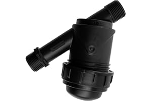 AERZETIX - Filtre à tamis 1" pour irrigation arrosage goutte à goutte - pression supportée 6 bars - finesse de filtration 120mesh - perméabilité maximale 6m3/h - en plastique