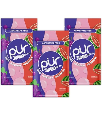 LOTTO DI 4 Gomme Da Masticare Vegane GF Puro 100% Xilitolo Bubblegum - Foto 8