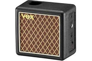 VOX amPlug2 Mini Cabinet, Lautsprecherbox für VOX amPlug2 Kopfhörerverstärker, Verstärker-Lautsprecher für E-Gitarre und Bass, Schwarz