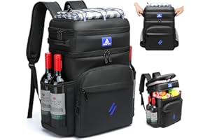 ‎LARIPWIT Laripwit Kühlrucksack 54 Dosen Thermo Kühltasche Rucksack Groß Isolierte Doppeldeck mit Kühlfach für Männer Frauen - Perfekte Picknick Reisen Camping Taktisch Strand