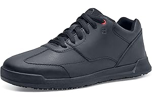 Shoes for Crews Women's Slip-Resistant Work Sneakers – Comfortable, Water-Repellant, Non-Slip, Removable Insoles – Ideal for Restaurant, Catering Kitchen, Chef-Footwear, Waitress – Liberty