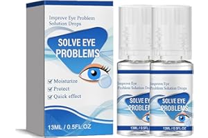 DODUIU FixVisio Lot de 2 gouttes pour inversion de la myopie pour le bien-être des yeux