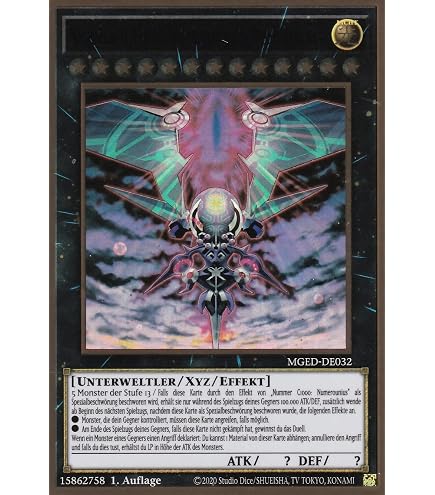 MGED-DE031 - Number C1000: Numerounius - Gold Rare - Reprint - German -  Maximum Gold: EL Dorado