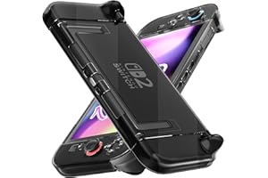 FANPL [Improved Easy Dockable Version] Clear Black Case for Nintendo Switch 2, Protective Cover for Switch 2 and JoyCon Controller - Strong and Durable, Not Easy to Fall Off