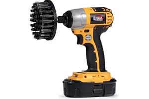 HUAWELL Brosse de Nettoyage pour Brosse de Nettoyage et grilles – Kit de Nettoyage pour Barbecue – Antirouille – Eau Dure, Calcium, minéraux et Taches(Noir Rigide)