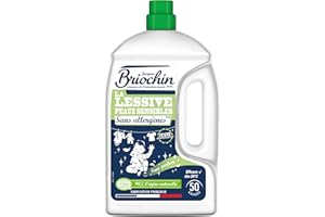 JACQUES BRIOCHIN - Lessive Spéciale Peaux Sensibles - Sans Allergènes - Testée Dermatologiquement - 96% d'Ingrédients d'Origine Naturelle - Ecocert - 50 lavages - Fabrication Française - 2.27L