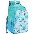 Genie School Backpack for Girls |19 In-36 Ltr with Three Compartments, Side Pockets and Light Weight with Padded Shoulders |Best for Books,Stationery,Lunch Box & Essentials