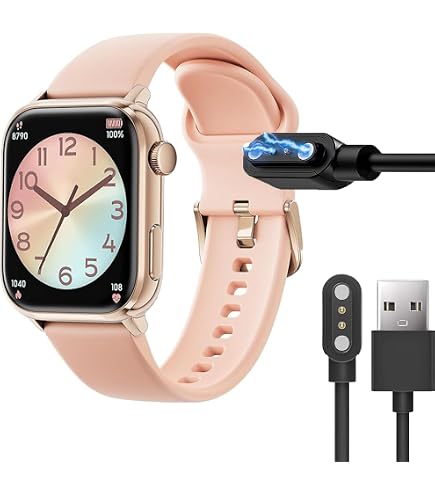 Chargeur Ice Watch 2.0 Câbles De Charge Magnétique Pour Montre Connectée - 2 Broches, 4 Mm - Compatible AGPTEK, Ticwatch, YAMAY Accessoire Smartwatch USB