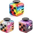 3PCS Fidget Cube, Cube Anxiety Relief Toy, Relaxing Toys Six Faces Cube, Relax and Release Pressure Cube,Disorder Autism Feeling Toys, Suitable for Both Adults and Children