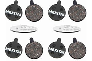 ‎MEXITAL MEXITAL Bremsbeläge Fahrrad, 4 Paar Scheibenbremsbeläge Fahrrad für Zoom DB280 DB350 DB450 DB550 DB650 Alongha SNG Apse Artek Apollo Shockwave X-Rated 04-4