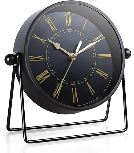 Kare Design table clock flow, silver, unusual watch : Amazon.nl