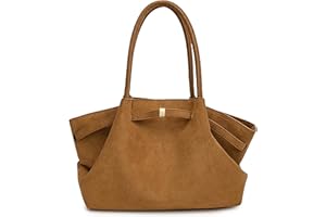 Makukke Sac fourre faux daim pour femme sac à main vintage - Pour le travail, le bureau, les voyages, le shopping, l'école