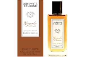 Comptoir Cologne Eau de Cologne Intense, Gingembre Vétiver, 100 ml