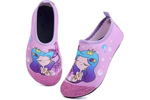 ICEUNICORN Swim Kids Beach Shoes Infant Water Shoes Toddler Barefoot Skin Baby Boys Girls Aqua Socks for Pool Garden