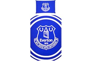 EVERTON F.C. Everton FC Pulse Single Duvet Cover And Pillow Case Set (One Size) (Blue)