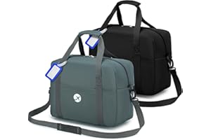 BKAZV Sac de Voyage 40x30x20 Wizzair Imperméable Sac de Cabine Avion Valise de Cabine Sac a Dos Voyage Cabine Avion Pliable Bagage Cabine Sac de Sport pour Hommes et Femmes