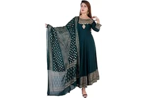NITIMATTA Kurta für Frauen mit Dupatta-Partykleidung, traditioneller indischer Designer Anarkali Kurti