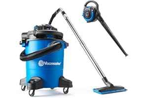 Vacmaster WD18 AG+ Garden & Artificial Grass Vacuum Cleaner with Detachable Handheld Garden Leaf Blower. Outdoor Wet & Dry Vacuum for Astroturf, Patios, Decking and Outdoor Areas. 1500W, 18 Litre