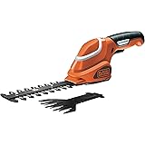 BLACK+DECKER Sfoltirami - Cesoia a Batteria Litio, Lame intercambiabili 7 V 1.5 Ah, GSL700-QW