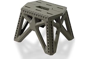 HOUSLUX Tritthocker Klapphocker 24CM Bis zu 150 KG - Tritthocker Kinder Tritthocker Klappbar Hocker Kinder Klappstuhl Hocker Klappbar Kinder Hocker Klappbar, Klapphocker Faltbar (Grau)