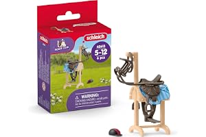 schleich HORSE CLUB | Hästtransporttillbehör 42613 | 5 delar | Tillbehör från 6 år