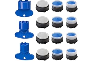 AstraGlam 12erpack Perlatoren für Wasserhahn, Aufsatz Perlator Sieb Filter Strahlregler Passend für die Meisten Wasserhähne (M24, M16.5, M18.5)