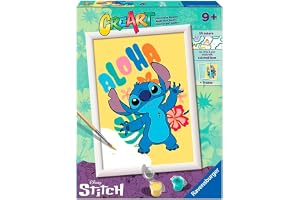 Ravensburger - creart serie junior, unicorni, kit dipingere con i