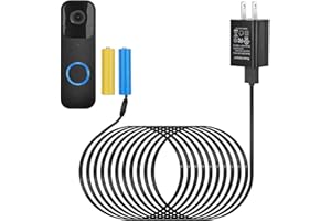 ALERTCAM Power Adapter for Blink Video Doorbell (Replace Battery), Doorbell Transformer with 16.4ft/5m Weatherproof Cable Continuously Charging Your Video Doorbell